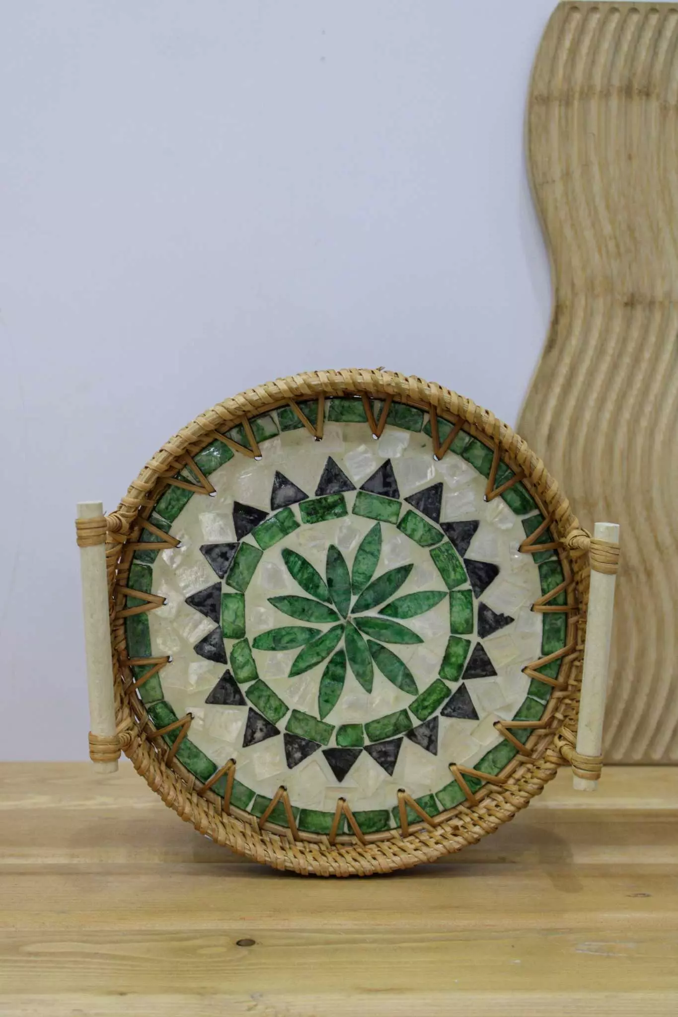 سینی مراکشی دسته دار کوچک